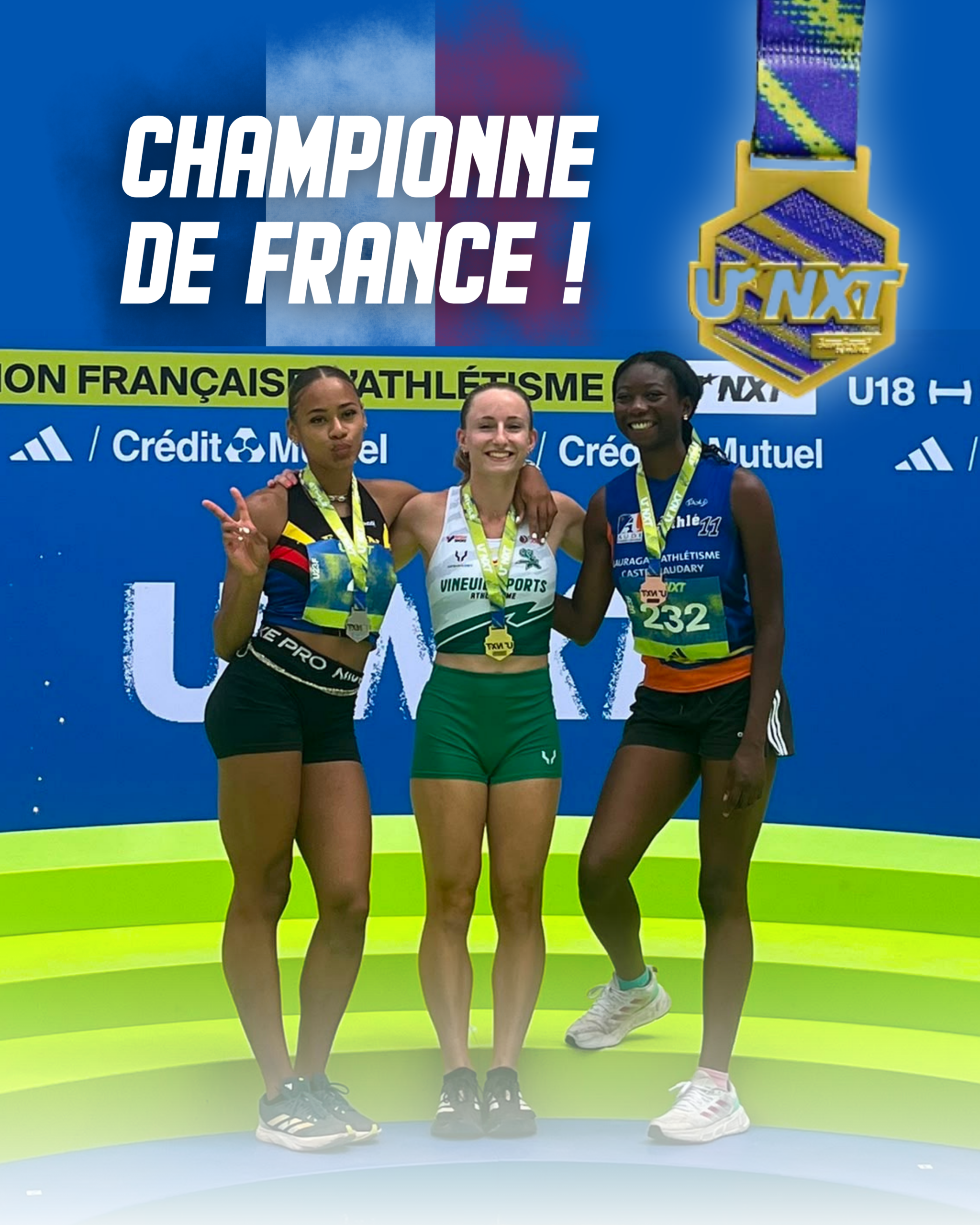 Camille Le Roux : Championne de France U23 !